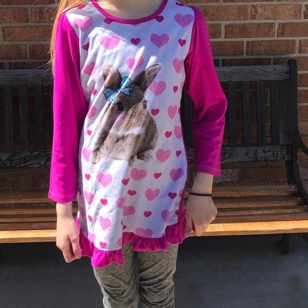 Girls winter nightgown